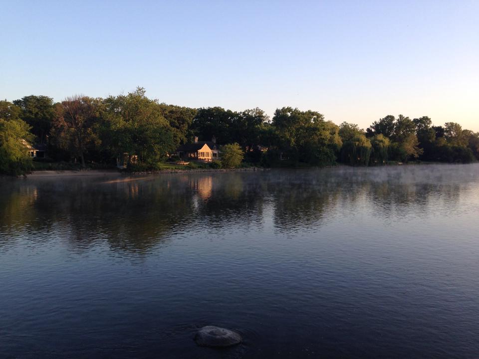 Fox River From Island Park - Han Tunca